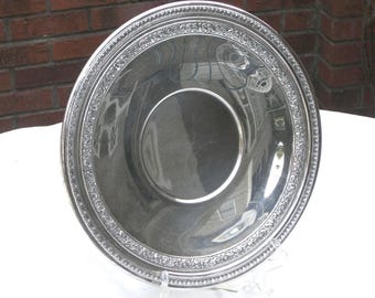 Plato para tarta vintage Reed & Barton plateado con borde decorativo - Envío gratuito