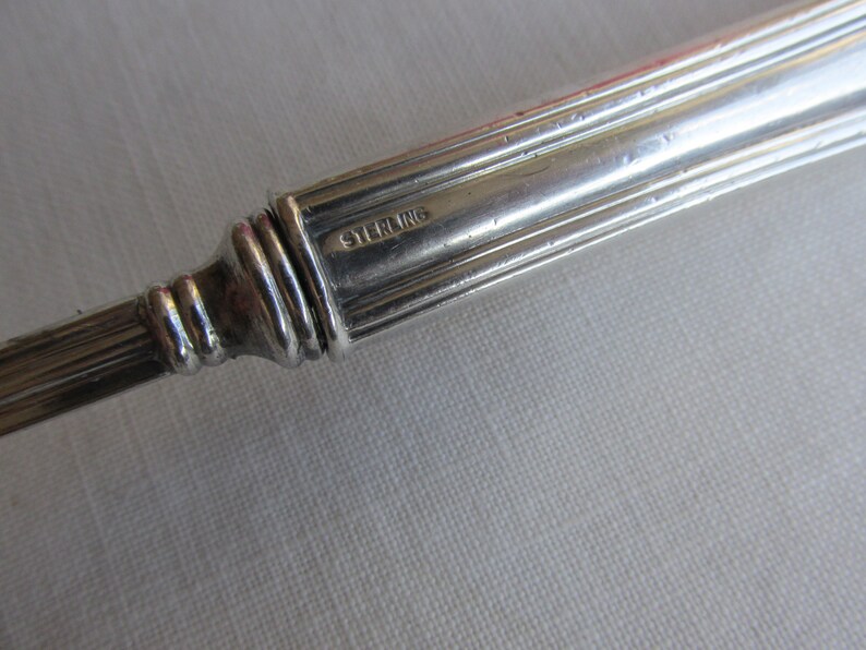 Cold Meat Fork Vintage Meat Fork with Sterling Silver Handle