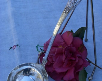 Punch Ladle - King's Pattern Punch or Soup Ladle Silver Plate - Vintage - Free Shipping