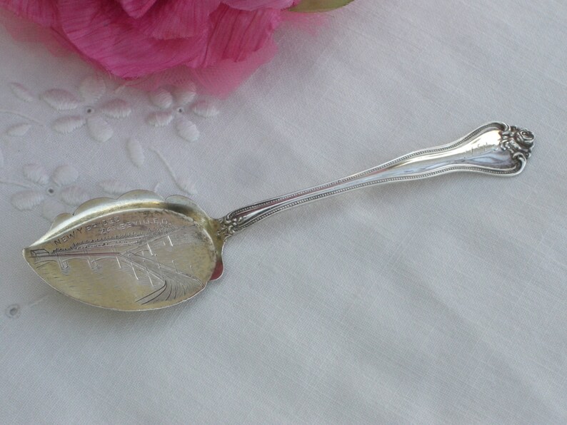 Jelly Server Sterling Silver New Y Bridge Zanesville Ohio Etsy