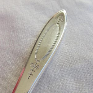 Tablespoons - Set of 2 Silver Plate &quot;Adam&quot; Serving Spoons - Vintage