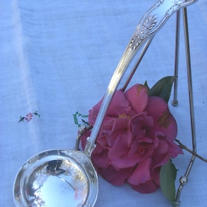 Punch Ladle - King&#39;s Pattern Punch or Soup Ladle Silver Plate - Vintage - Free Shipping