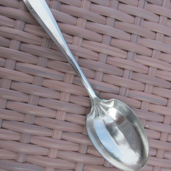 Sugar Spoon in "Patrician" Silver Plate Pattern - Antique