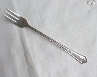 Tenedor para mariscos o cócteles en plata "Bouquet" o "Vendome" - Vintage