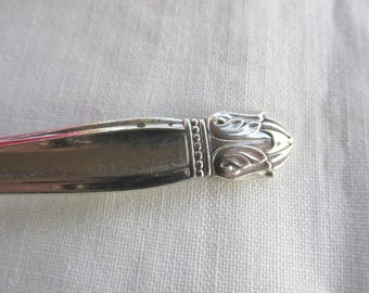 Servidor de gelatina - Plateado con diseño "Princesa danesa" - Vintage