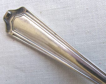 Juego de 3 tenedores de mesa con diseño de placa de plata "Lexington" - Antiguo