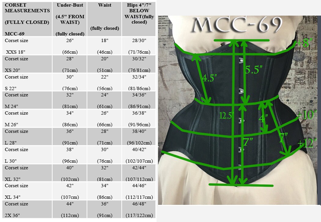 Buy New MCC-69 Cotton Underbust Long Line Tightlacing Waist Training Corset  Mystic City Corsets Online in India 