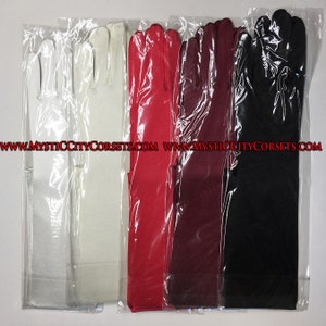 Long Satin Gloves 22&quot;