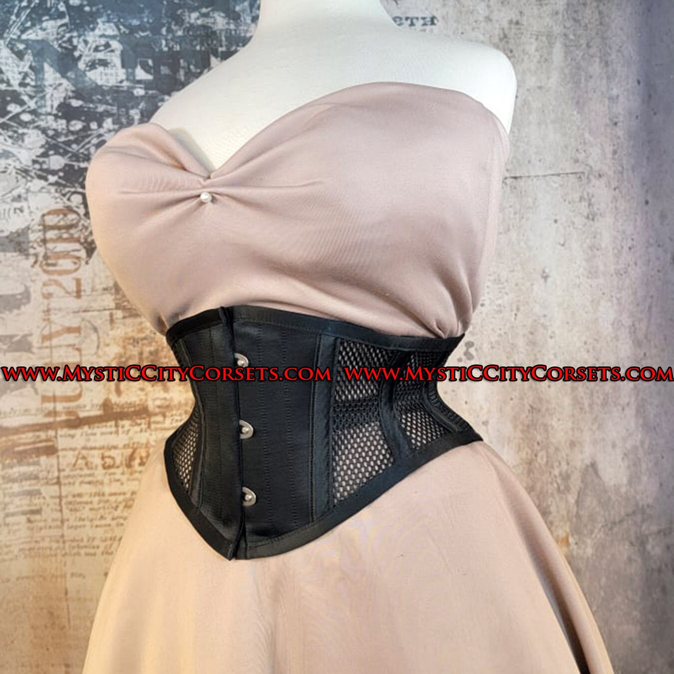 今週のおすすめ製品 MCC-152X Black Training Waist Underbust Corset Mini Mesh トップス