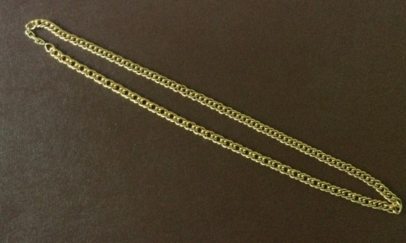 Vintage Napier Gold Tone Chain Link Necklace - image 2