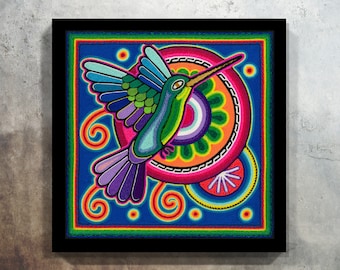 Huichol Print, Mexican wall art, Mexican Art, Mexican Print, Mexican decor, Digital Print, Mexican Painting, Mexican Digital Art,Huichol Art