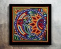 Mexican Art, Mexican Digital Art, Huichol Print, Huichol Art, Digital Print, Mexican decor, Mexican wall art, Mexican Print,Mexican Painting