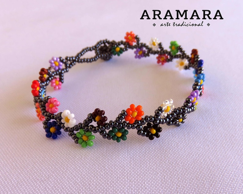 Huichol Jewelry,Huichol necklace,JGO-211 Huichol earrings Huichol bracelet Mexican Jewelry Huichol set Native jewelry Mexican Necklace