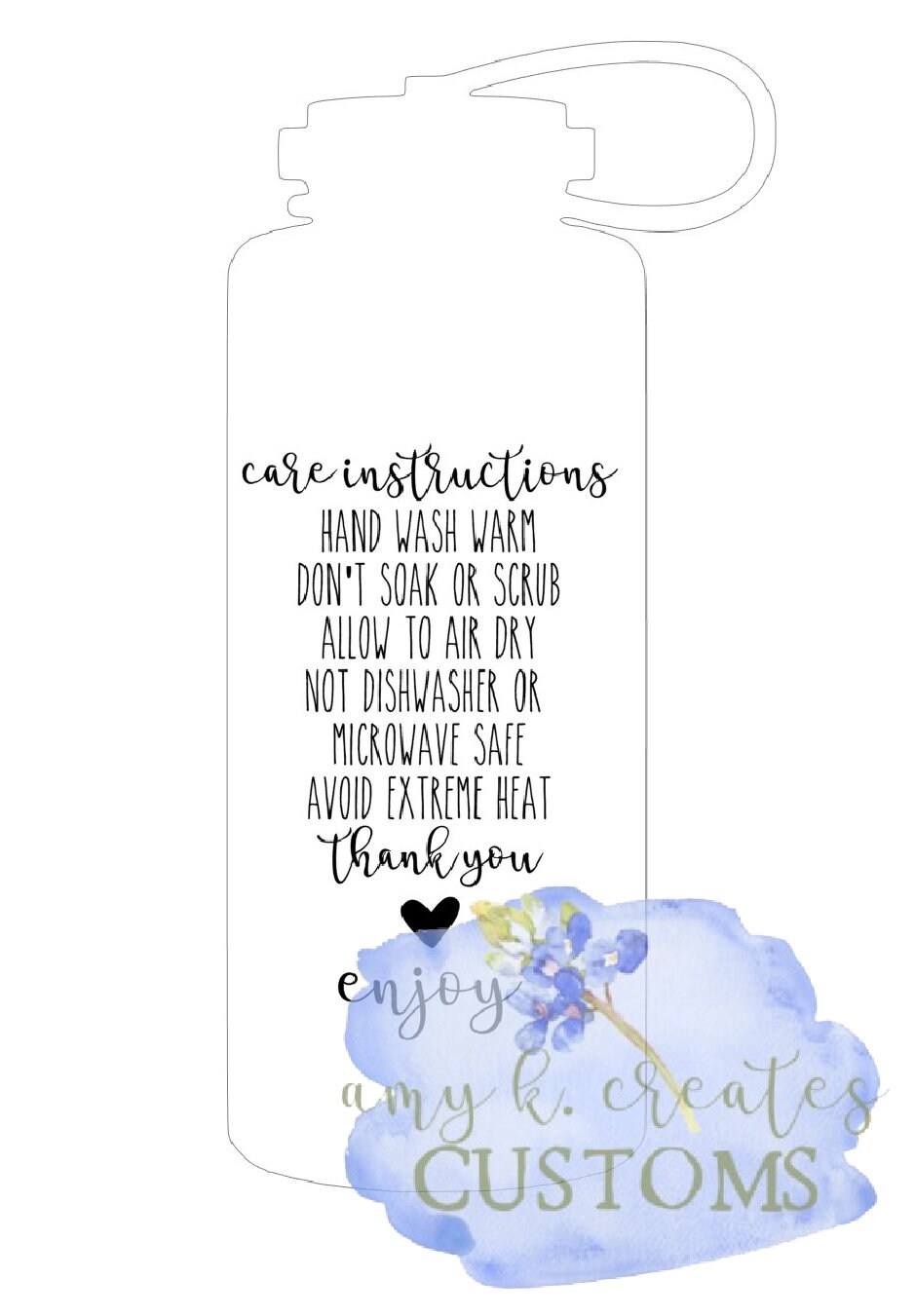 Free Free 51 Water Bottle Care Instructions Svg Free SVG PNG EPS DXF File