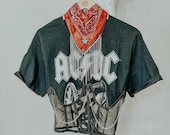 Rock Band Corset Top, Unique Concert Shirt, Rock Band Tee