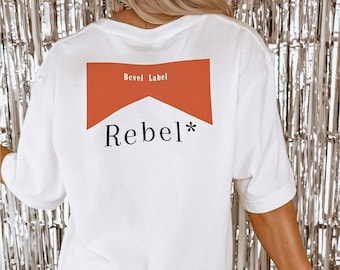 Ladies Rebel Concert T Shirt Dress, Nashville Outfit, Country Concert Top, Western Tee Dress, Oversized T-Shirt, Rodeo Shirt, Cowgirl Shirt