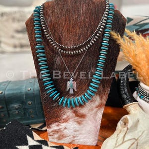 Cowhide Multiple Necklace Jewelry Stand / Western Jewelry Organizer /  Necklace Holder / NFR Rodeo Cowgirl Gift / Gift idea for her