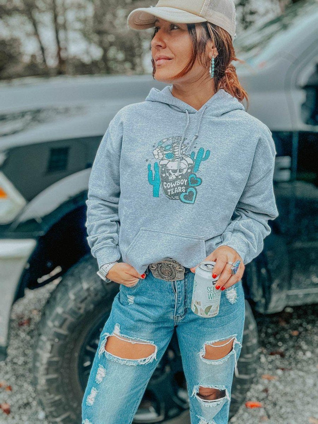 Women's Western Hoodie Sweatshirt main image 0