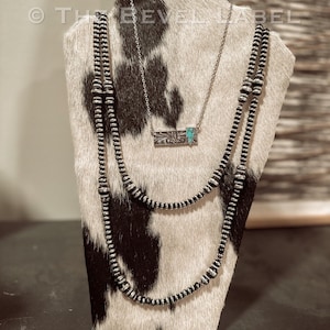 Cowhide Fur Multiple Necklace Jewelry Stand / Western Jewelry Organizer /  Necklace Holder / NFR Rodeo Cowgirl Gift / Gift idea for her