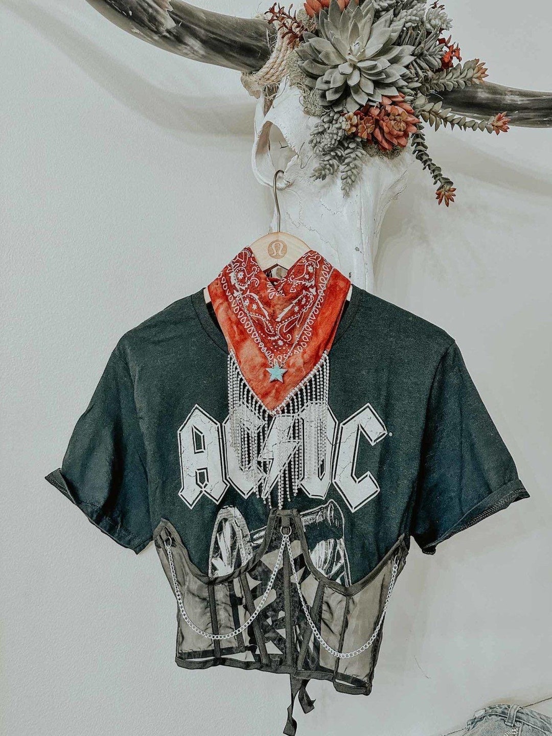 人気ブランド 海外通販 - 国内入手困難 Rock Band Tee Band Rock Shirt, Concert Unique Top, Corset トップス