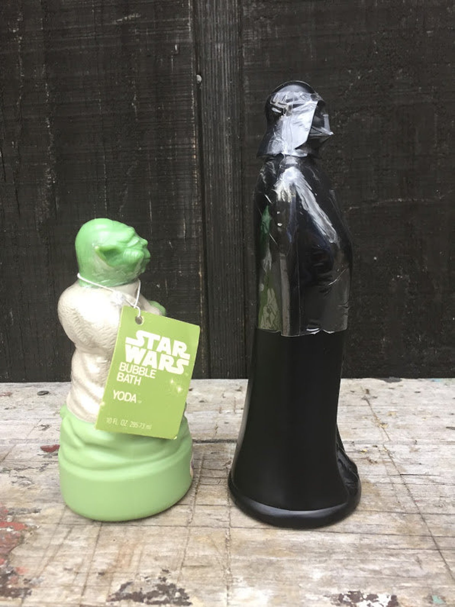 NOS Star Wars Yoda & Darth Vader Bubble Bath and Shampoo Etsy