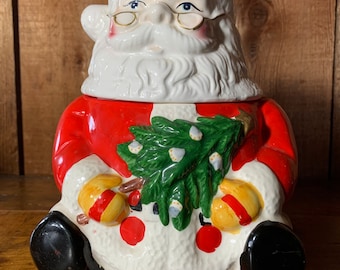 Santa Cookie Jar