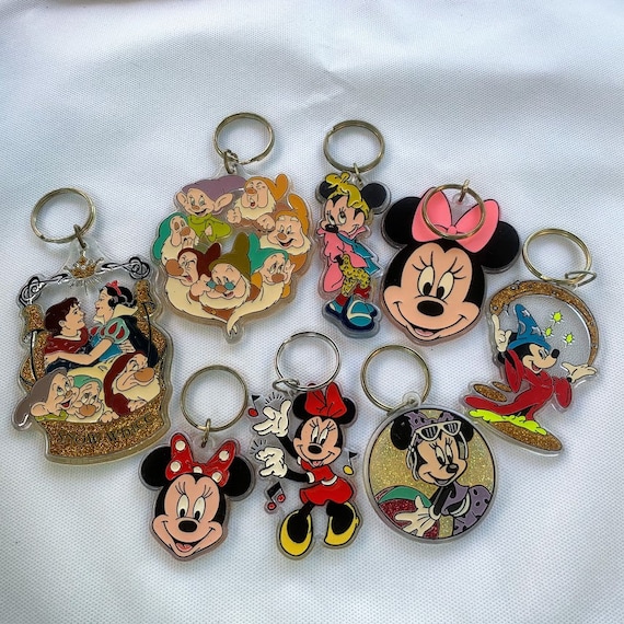 Set of 8 Disney Keychains - image 1