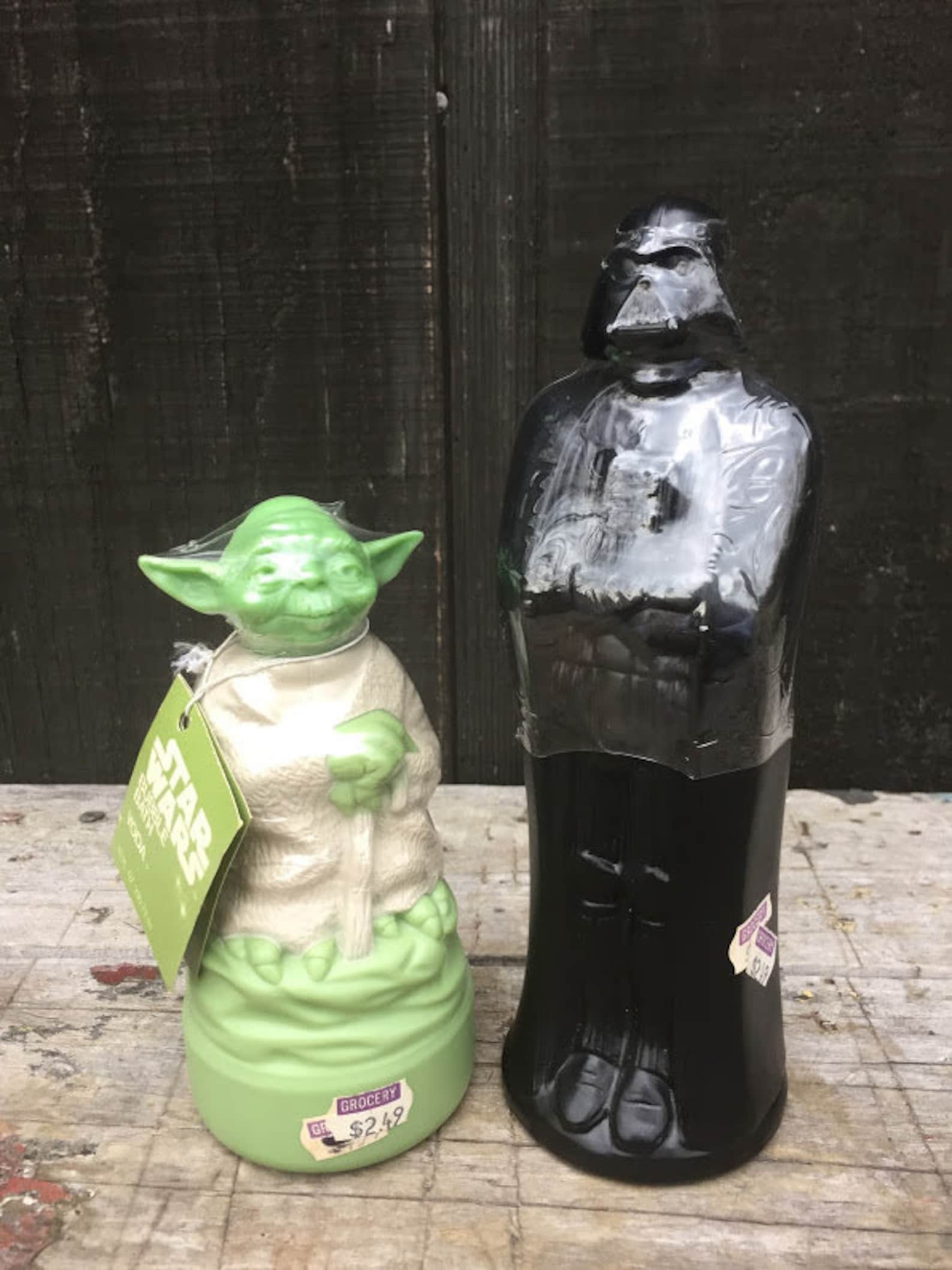 NOS Star Wars Yoda & Darth Vader Bubble Bath and Shampoo Etsy
