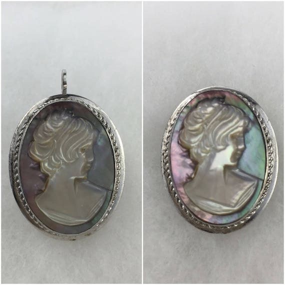 Van Dell Cameo Brooch/Pendant - image 1