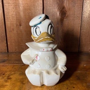 1940s Donald Duck Cookie Jar - Etsy