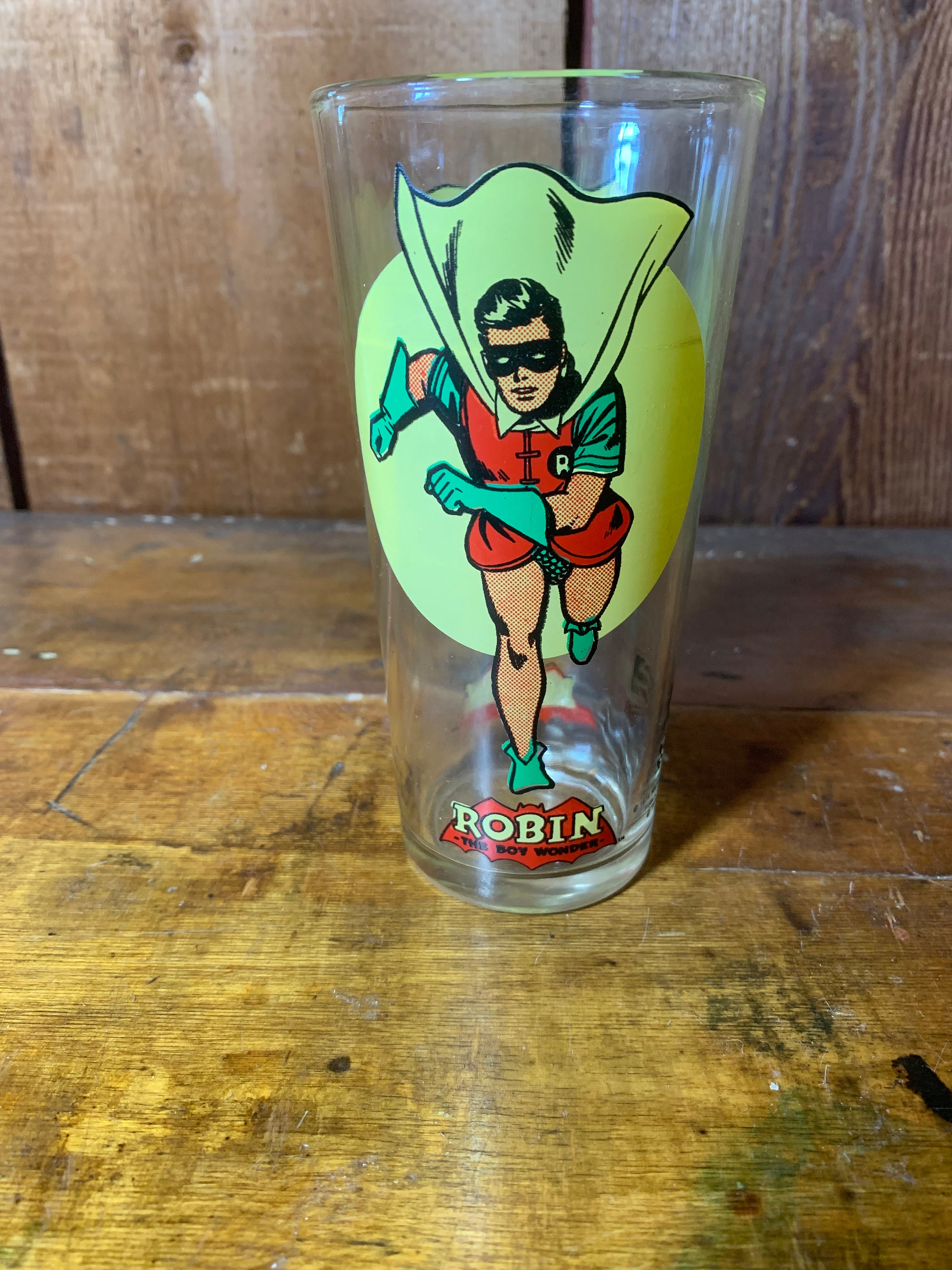 1978 DC COMICS batman and robin boy wonder robin pepsi glass