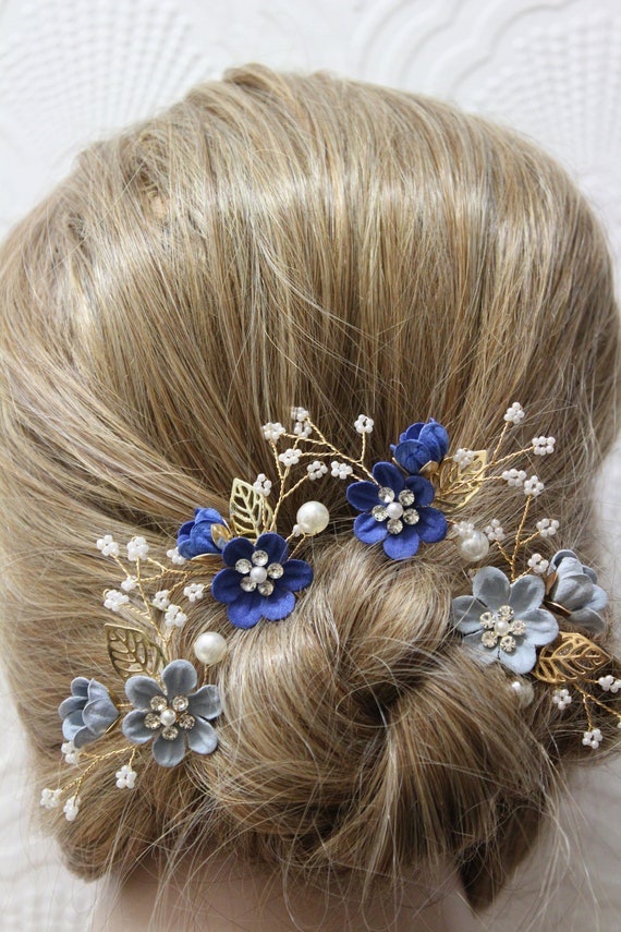 Wedding hair outlet floral accessories
