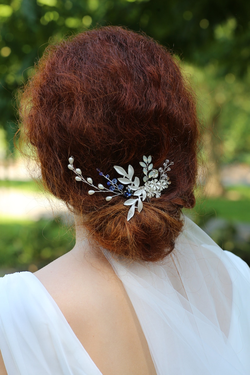 Emerald Green Wedding Hair Piece Bridal Headpiece Wedding Etsy