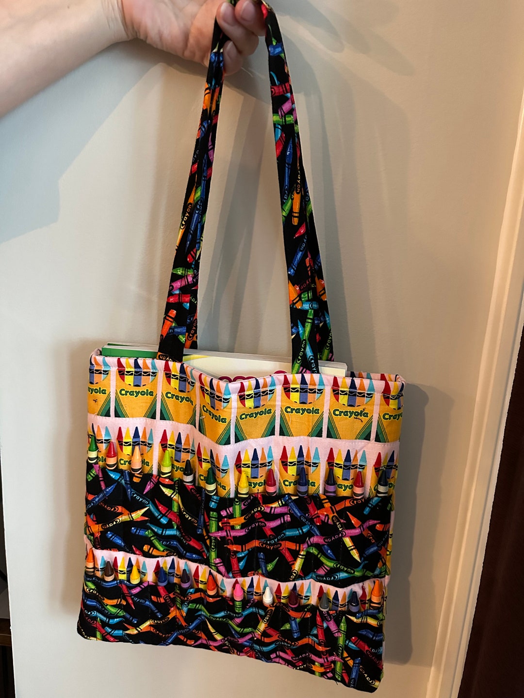 Childrens Coloring Tote Bag - Etsy