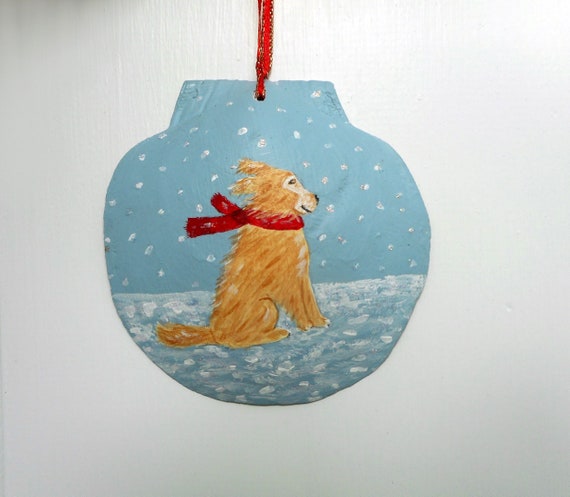 golden retriever ornament