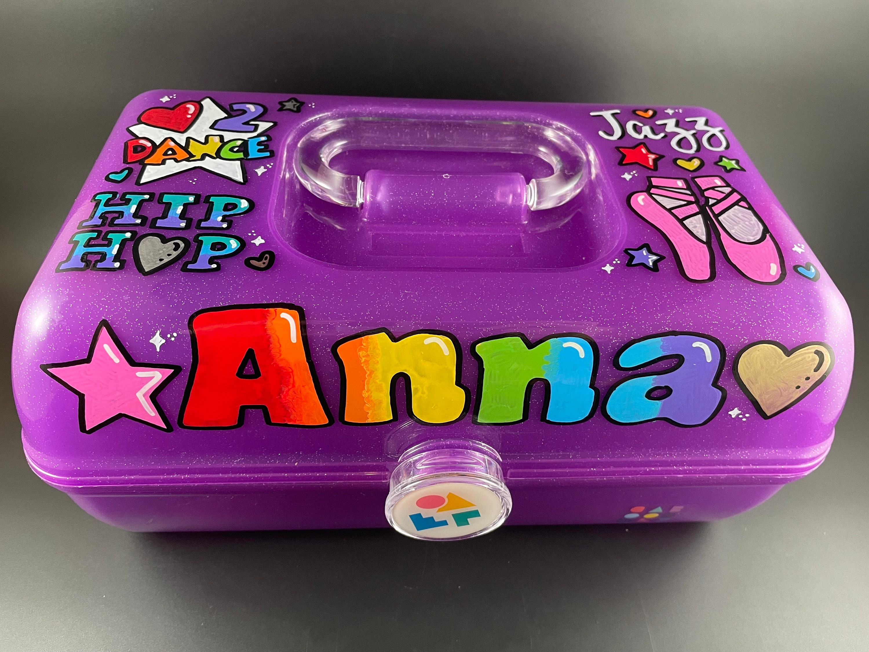 CUSTOM Hand-painted Caboodle, Personalized Caboodle, Personalized  Caboodles, 