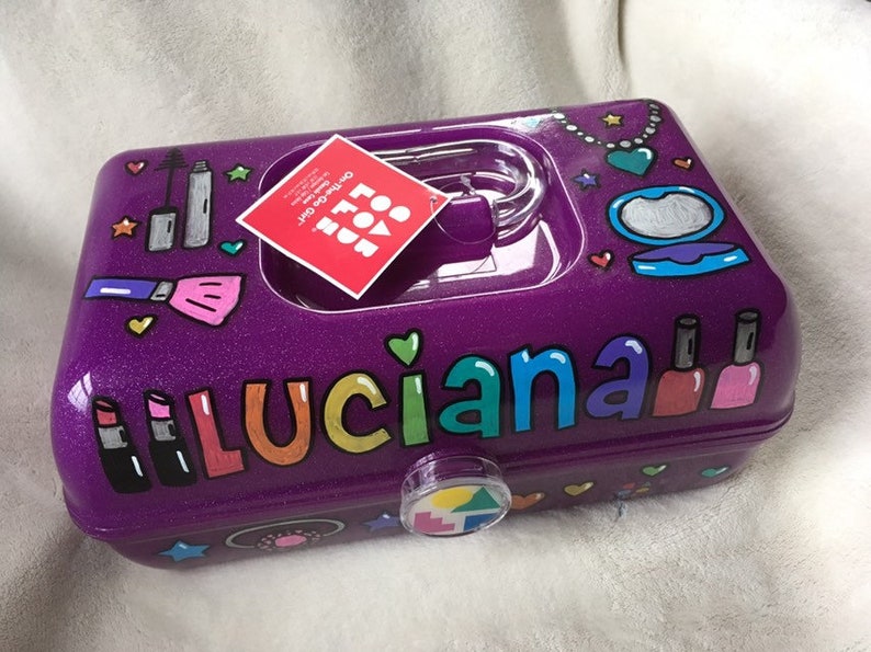 Makeup Theme Personalized Caboodle Etsy