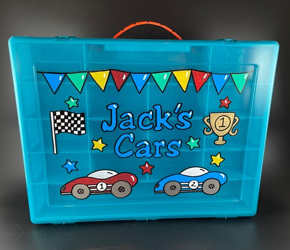Matchbox Car Case, Personalized Toy Car Storage Case With Handle, Single  Sided Car Case 
