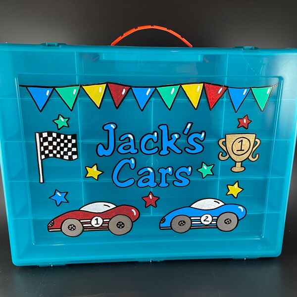 Toy Car Storage Etsy