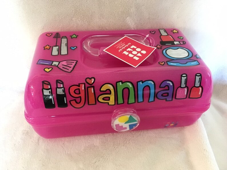 Makeup Theme Personalized Caboodle Etsy