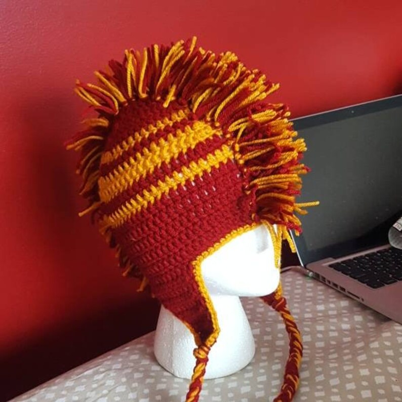Mohawk Hat Adult Size Etsy