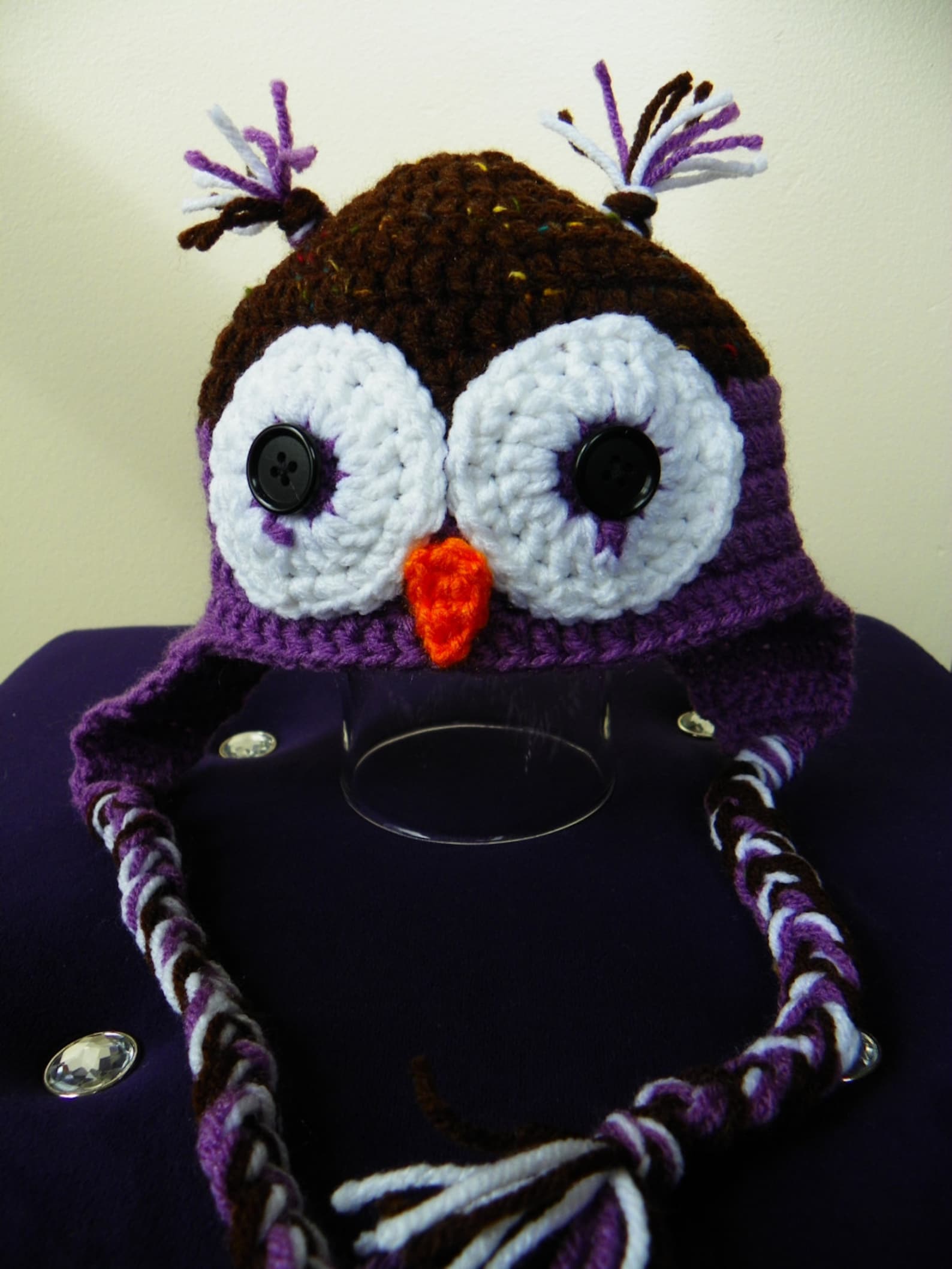 Owl Hats Adult Size Etsy