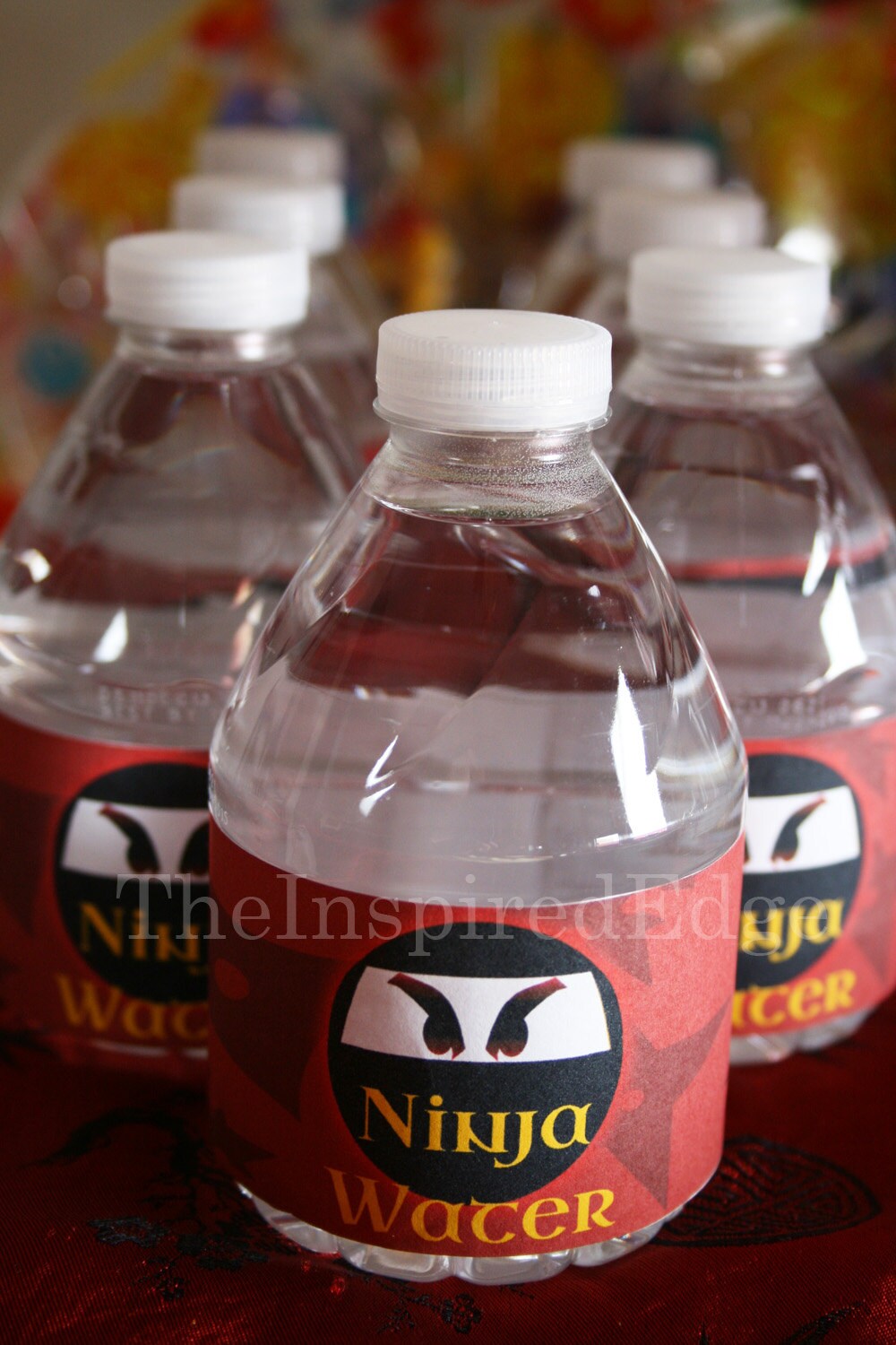 Ninja Warrior Water Bottle Label Bottle Label Ninja Etsy