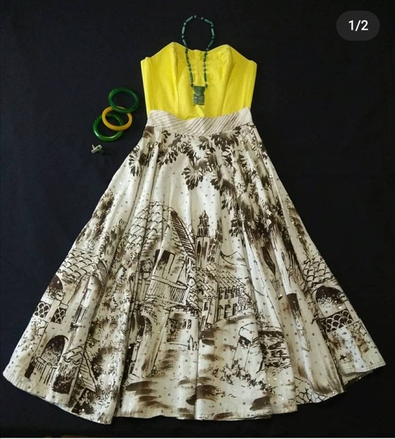 50s mexican skirt