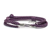 Smooch Adjustable Double Wrap Paracord Men Women Unisex Nautical Fish Hook Bracelet - Anklets - Best Paracord Bracelet