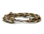 Overwatch Adjustable Double Wrap Paracord Men Women Unisex Nautical Fish Hook Bracelet - Anklets - Best Paracord Bracelet