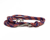 Stars and Stripes Adjustable Double Wrap Paracord Men Women Unisex Nautical Round Fish Hook Bracelet - Anklets - Best Paracord Bracelet