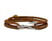 Smolder Adjustable Double Wrap Paracord Men Women Unisex Nautical Fish Hook Bracelet - Anklets - Best Paracord Bracelet