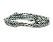 Arctic Camo Adjustable Double Wrap Nautical Men Women Unisex Nautical Fish Hook Bracelet - Anklets - Best Paracord Bracelet