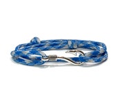 Celsius Adjustable Double Wrap Paracord Men Women Unisex Nautical Fish Hook Bracelet - Anklets - Best Paracord Bracelet
